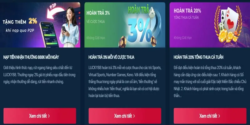 Khuyến mãi đặc biệt theo sản phẩm bong789